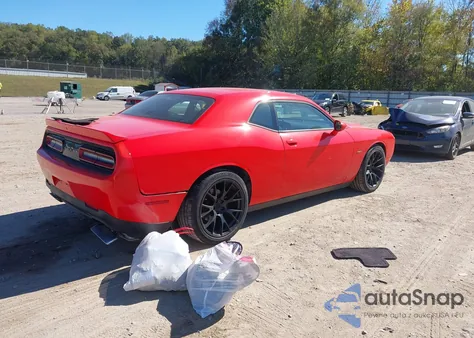 2016 Dodge Challenger R/T из США, поврежденный, VIN 2C3CDZBT7GH291071